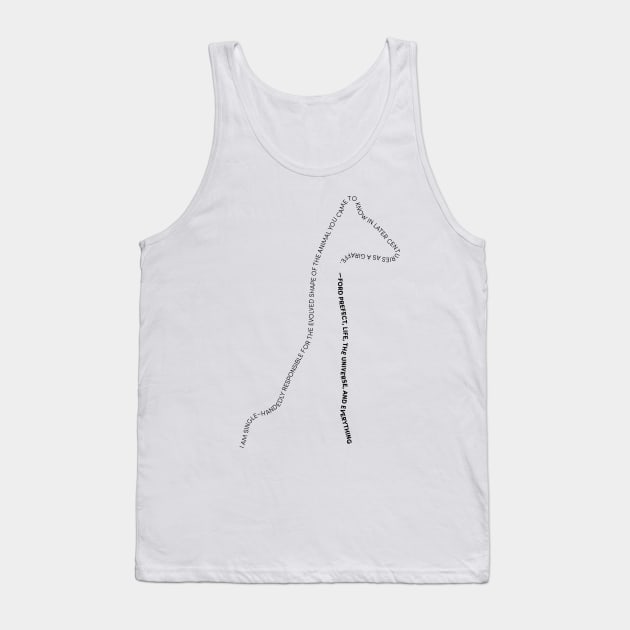 Responsible for Giraffes Tank Top by nerdfelt